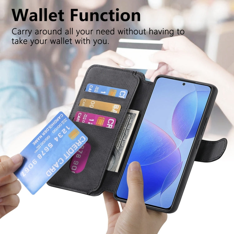 For Redmi K70 / K70 Pro CaseNeo MagSafe RFID Anti-theft Retro Leather Phone Case(Black) by CaseNeo