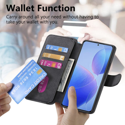 For Redmi K70 / K70 Pro CaseNeo MagSafe RFID Anti-theft Retro Leather Phone Case(Black) by CaseNeo