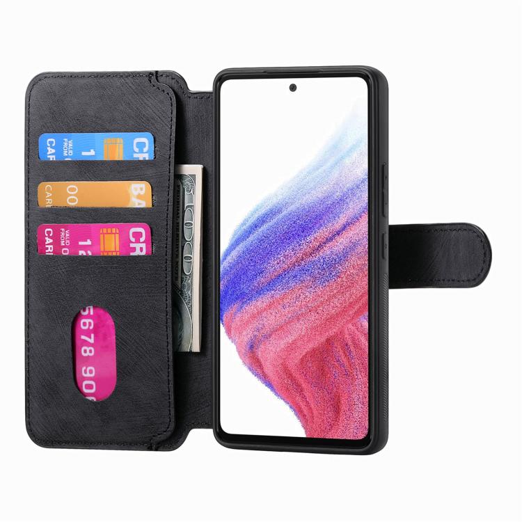 For Xiaomi Poco X7 Pro CaseNeo MagSafe RFID Anti-theft Retro Leather Phone Case(Black) by CaseNeo
