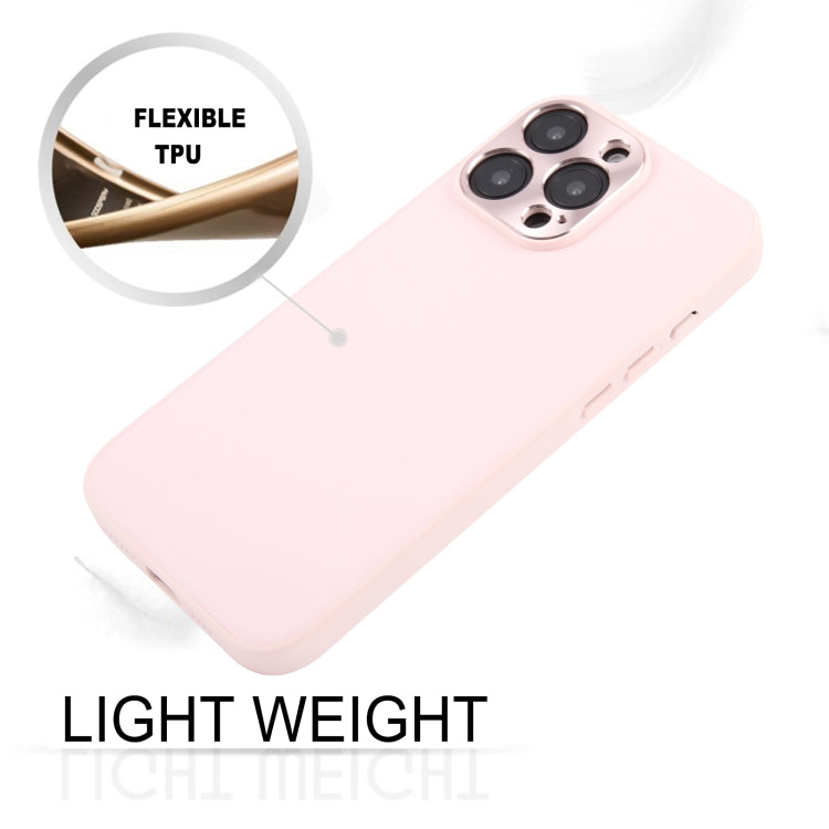 For iPhone 16 Pro Max GEBEI Plain Leather TPU Hybrid PU Phone Case(Pink) by GEBEI