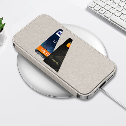 For iPhone 16 Pro GKK Plating Phantom Flip Leather MagSafe Phone Case(Black) by GKK