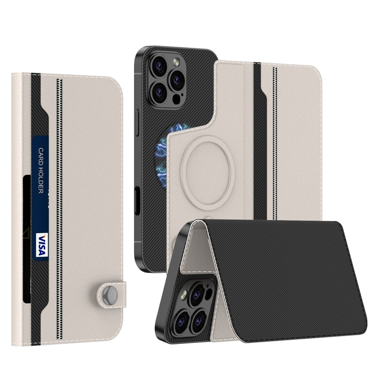 For iPhone 16 Pro Max GKK Detachable Flip Leather MagSafe Phone Case(Titanium Gray) by GKK