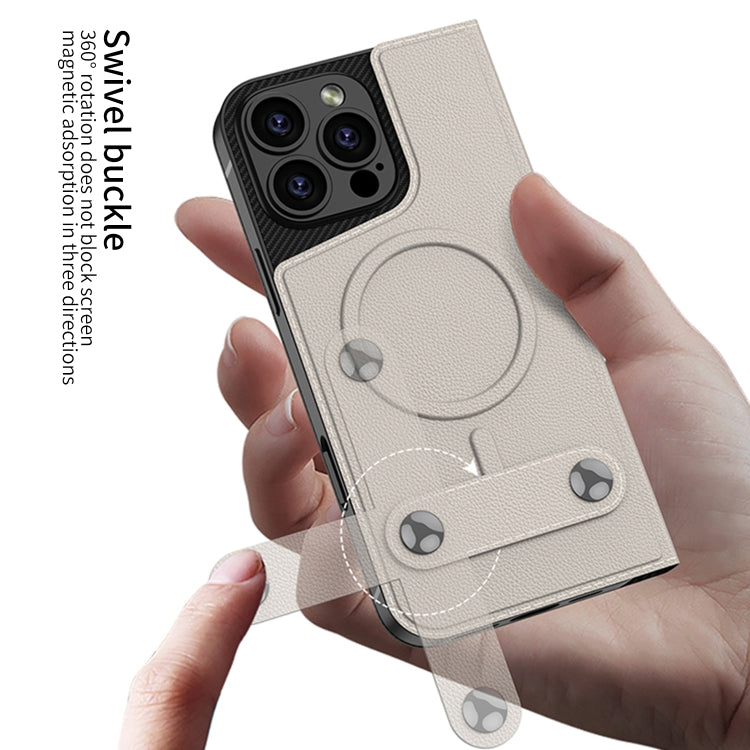 For iPhone 16 Pro Max GKK Detachable Flip Leather MagSafe Phone Case(Titanium Gray) by GKK