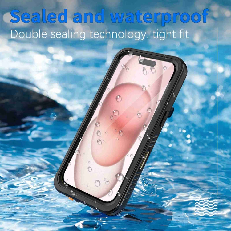 For iPhone 16 Plus RedPepper IP68 Waterproof Triple-proof Phone Case(Black) by RedPepper