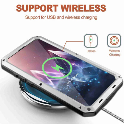 For iPhone 16 Plus RedPepper Triple-proof Metal Phone Case(Silver) by RedPepper