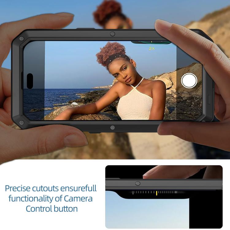 For iPhone Air RedPepper Triple-proof Metal Phone Case(Black) by RedPepper