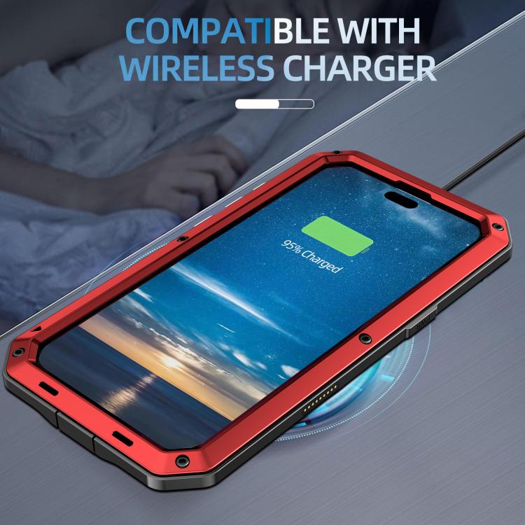 For iPhone Air RedPepper Triple-proof Metal Phone Case(Red) by RedPepper