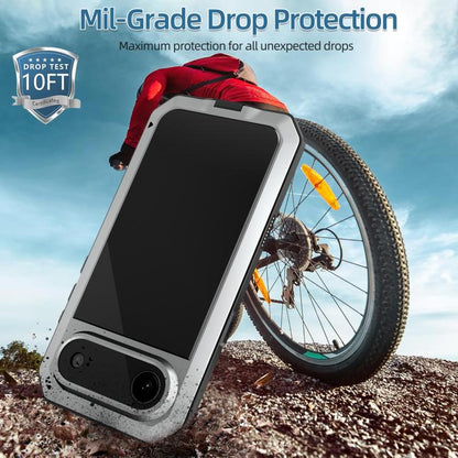 For iPhone Air RedPepper Triple-proof Metal Phone Case(Silver) by RedPepper