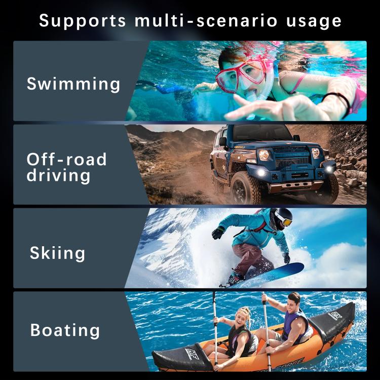 For iPhone 17 RedPepper Transparent Dot IP68 Waterproof Triple-proof MagSafe Phone Case(Black Dark Grey) by RedPepper