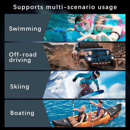 For iPhone 17 RedPepper Transparent Dot IP68 Waterproof Triple-proof MagSafe Phone Case(Black Dark Grey) by RedPepper