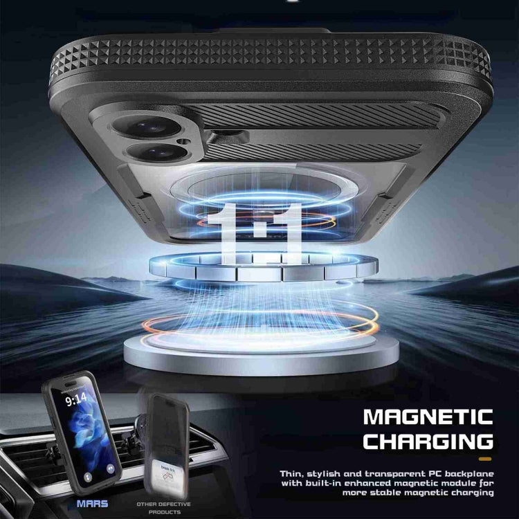 For iPhone 16 Plus RedPepper IP68 Waterproof Triple-proof MagSafe Phone Case(Black) by RedPepper