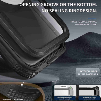 For iPhone 16 RedPepper IP68 Waterproof Triple-proof MagSafe Phone Case(Black) by RedPepper