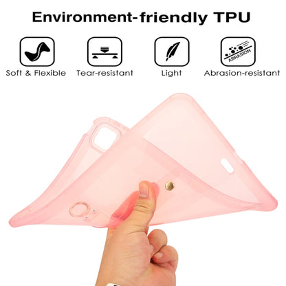 For iPad Pro 13 2025 / 2024 Wristband Holder PC Hybrid TPU Soft Tablet Case(Pink) by bashfashion
