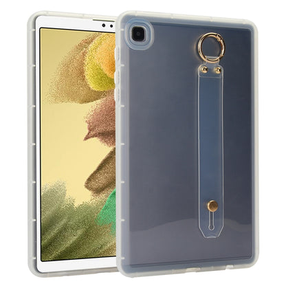 For Samsung Galaxy Tab A7 Lite Wristband Holder PC Hybrid TPU Soft Tablet Case(Blue) by bashfashion