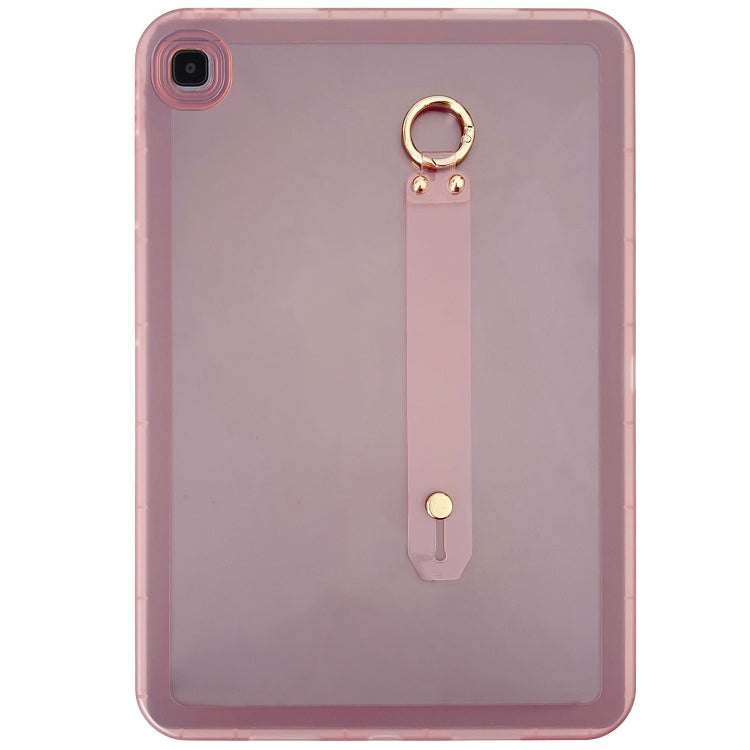 For Honor Pad X8 10.1 inch Wristband Holder PC Hybrid TPU Soft Tablet Case(Pink) by bashfashion