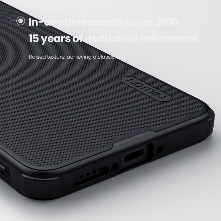 For Xiaomi Poco X7 Pro NILLKIN Frosted Shield Pro PC + TPU Phone Case(Black) by NILLKIN