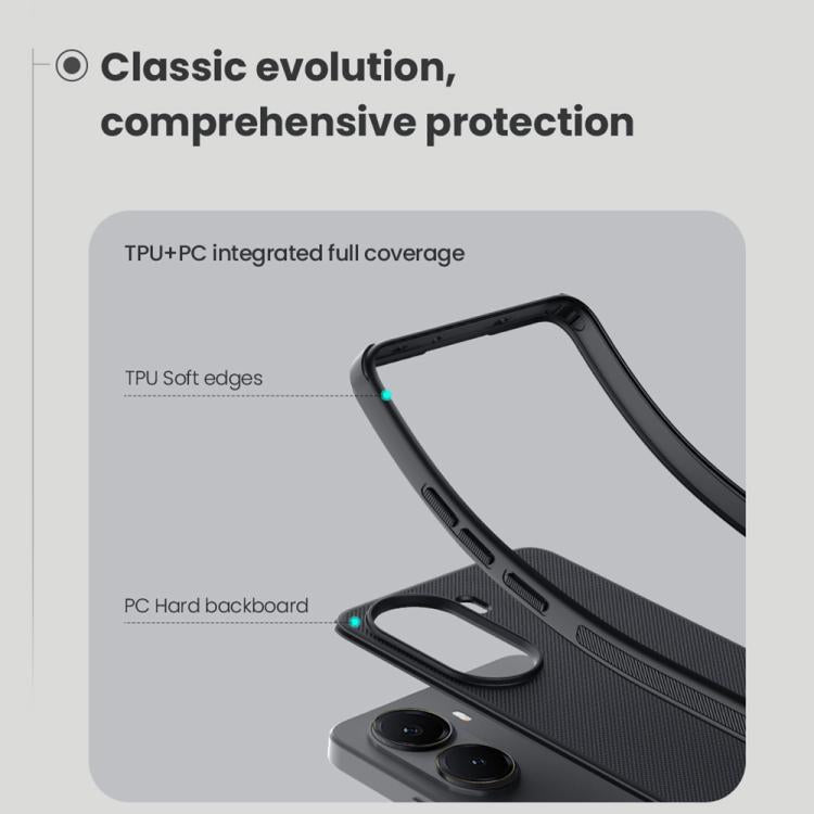 For Xiaomi Poco X7 Pro NILLKIN Frosted Shield Pro PC + TPU Phone Case(Black) by NILLKIN