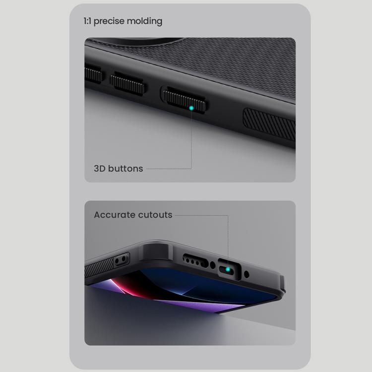 For Xiaomi Poco X7 Pro NILLKIN Frosted Shield Pro PC + TPU Phone Case(Black) by NILLKIN