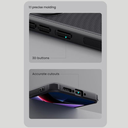 For Xiaomi Poco X7 Pro NILLKIN Frosted Shield Pro PC + TPU Phone Case(Black) by NILLKIN