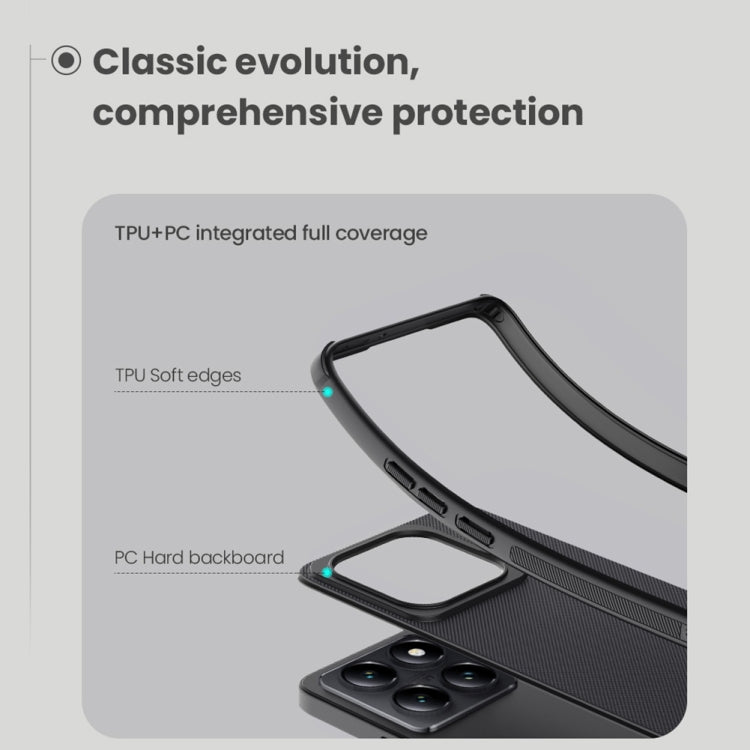 For Xiaomi 14T Pro NILLKIN Frosted Shield Pro Magnetic Phone Case(Black) by NILLKIN