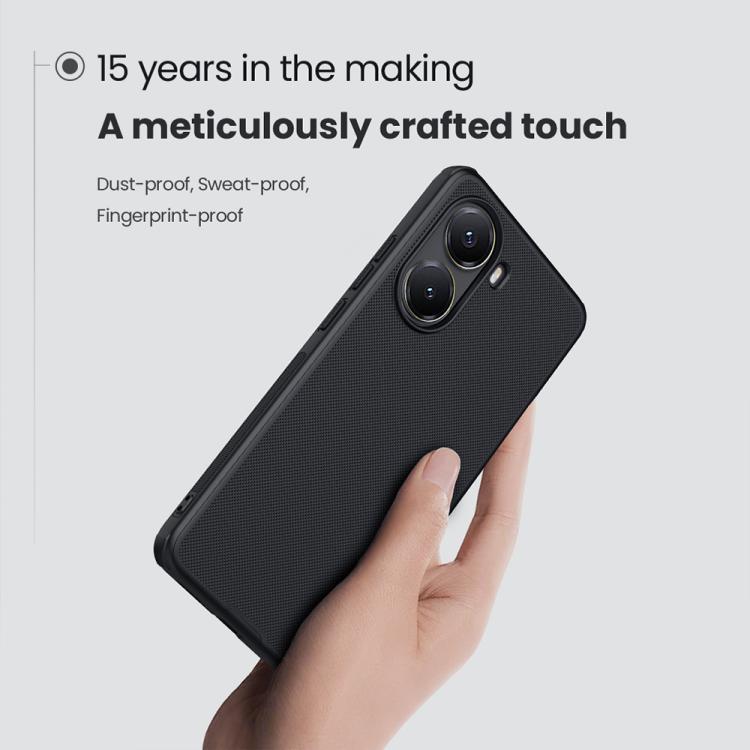 For Xiaomi Poco X7 Pro NILLKIN Frosted Shield Pro Magnetic Phone Case(Black) by NILLKIN