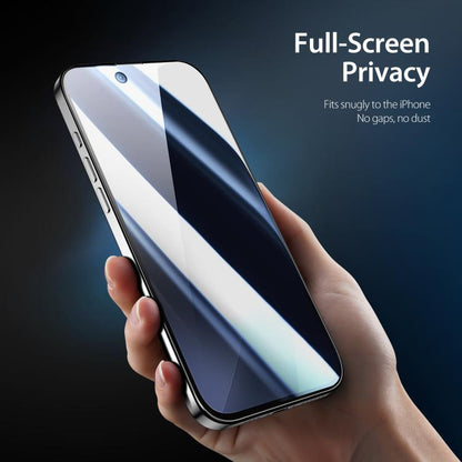 For iPhone Air 5pcs DUX DUCIS 0.33mm 9H High Aluminum Anti-spy HD Tempered Glass Film by DUX DUCIS