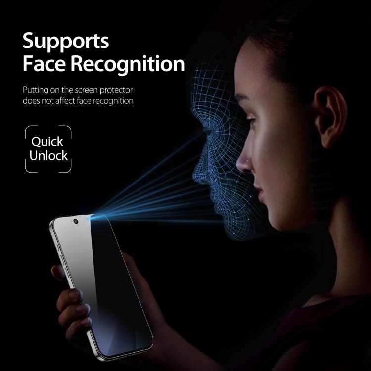 For iPhone Air 5pcs DUX DUCIS 0.33mm 9H High Aluminum Anti-spy HD Tempered Glass Film by DUX DUCIS