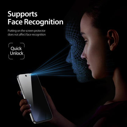 For iPhone Air 5pcs DUX DUCIS 0.33mm 9H High Aluminum Anti-spy HD Tempered Glass Film by DUX DUCIS