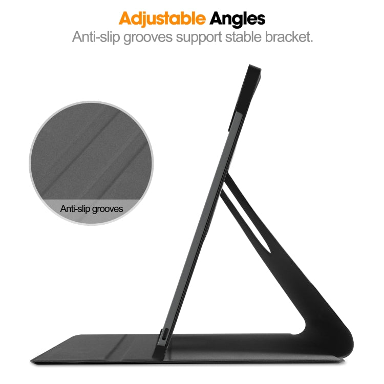 For reMarkable Paper Pro Voltage Holder Rotation Smart Leather Tablet Case(Black) by bashfashion