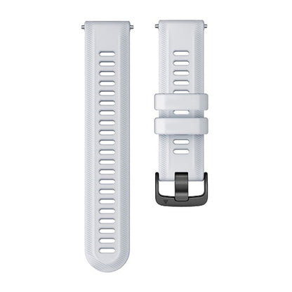 For Garmin Forerunner 955 Official Twill Silicone Watch Band(White) by bashfashion