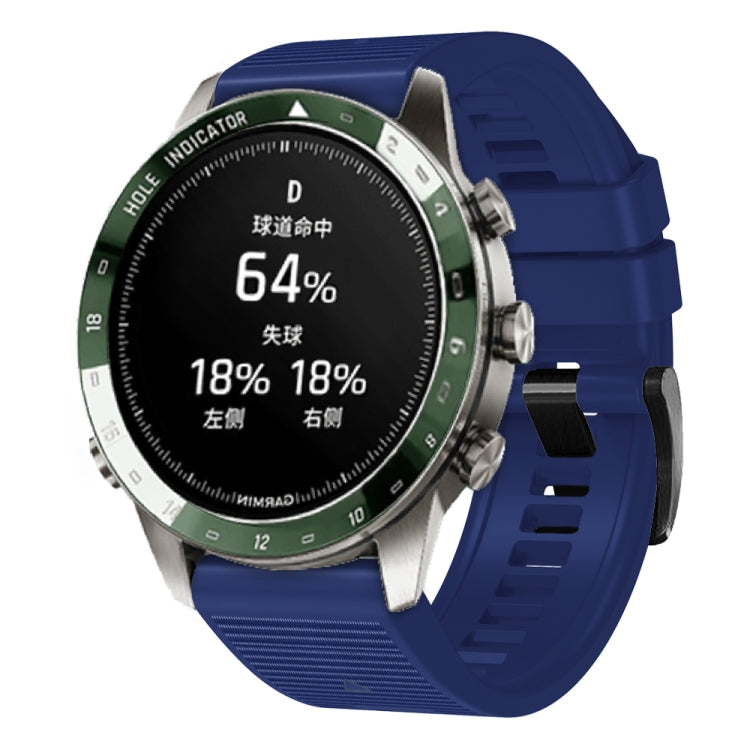 For Garmin 26mm Silicone Canvas Quick Release Watch Band(Royal Blue) by bashfashion