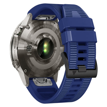 For Garmin 26mm Silicone Canvas Quick Release Watch Band(Royal Blue) by bashfashion