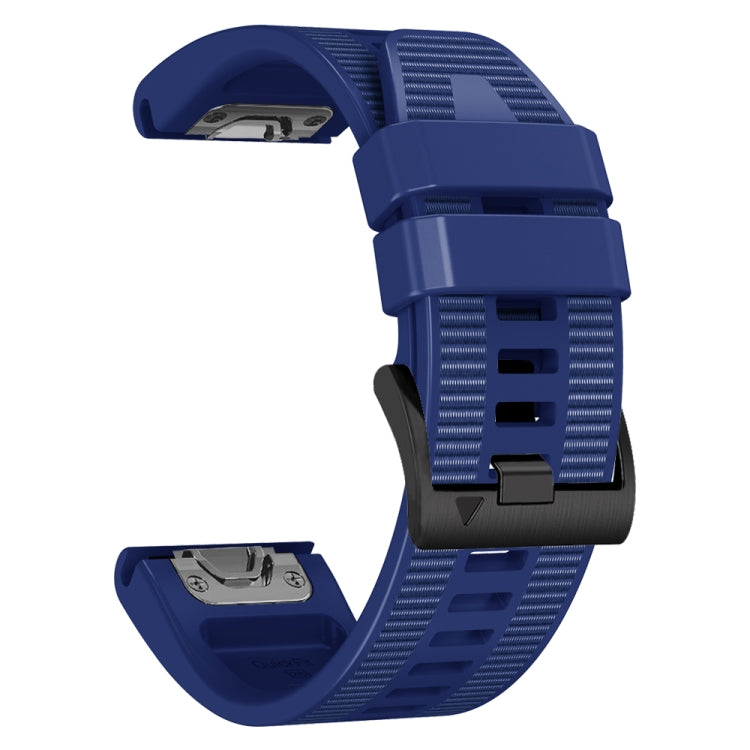 For Garmin 26mm Silicone Canvas Quick Release Watch Band(Royal Blue) by bashfashion