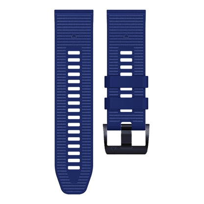 For Garmin 26mm Silicone Canvas Quick Release Watch Band(Royal Blue) by bashfashion
