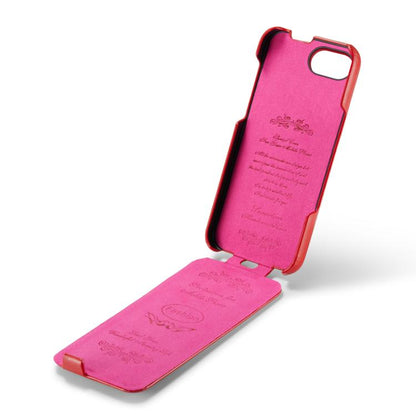For iPhone 16e Fierre Shann 64 Texture Vertical Flip PU Leather Phone Case(Red) by FIERRE SHANN