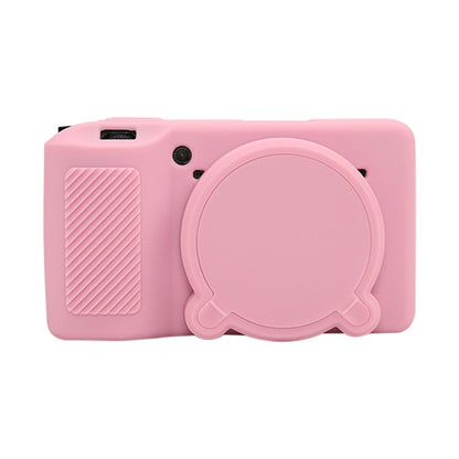 For Ricoh GR III Soft Silicone Protective Case(Pink) by bashfashion