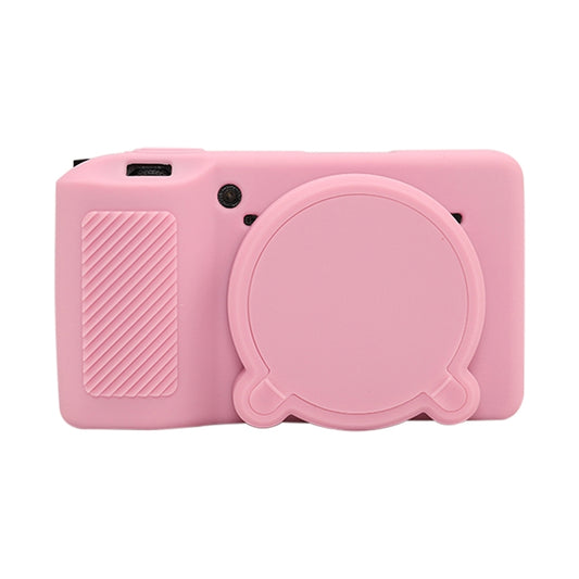 For Ricoh GR III Soft Silicone Protective Case(Pink) by bashfashion