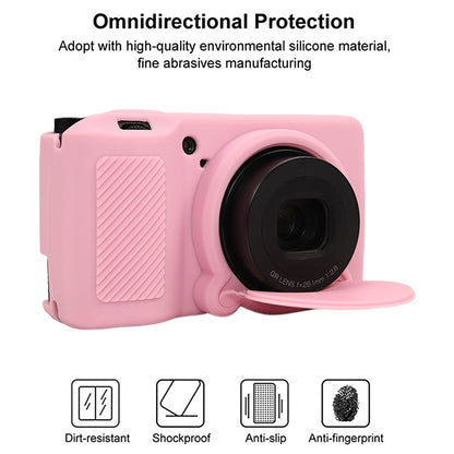 For Ricoh GR III Soft Silicone Protective Case(Pink) by bashfashion