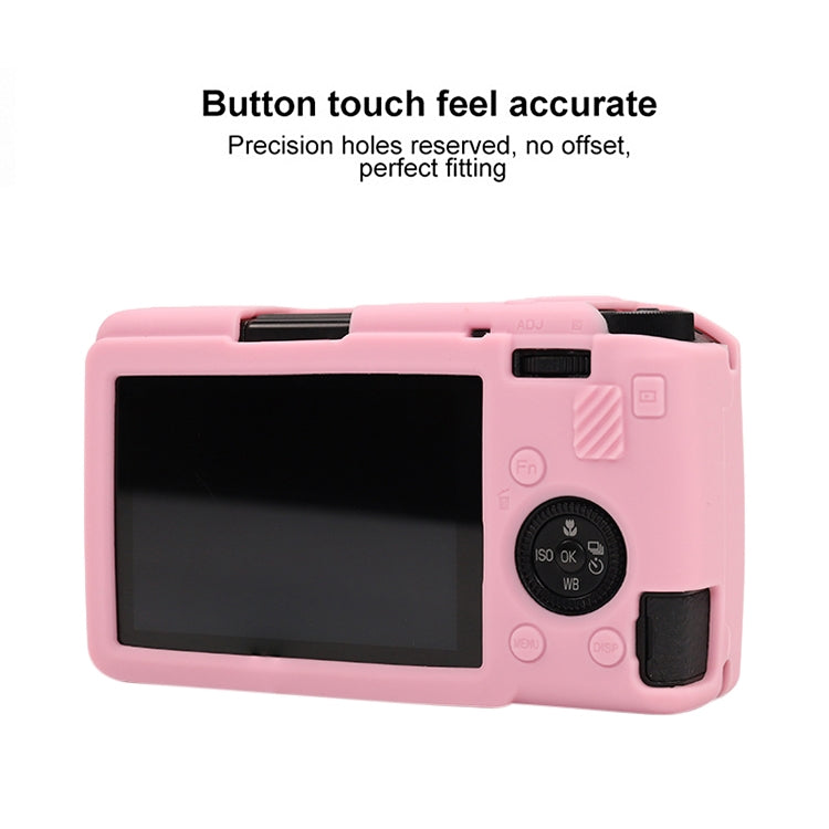 For Ricoh GR III Soft Silicone Protective Case(Pink) by bashfashion