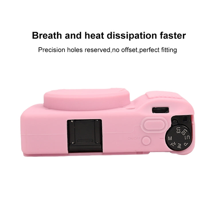 For Ricoh GR III Soft Silicone Protective Case(Pink) by bashfashion