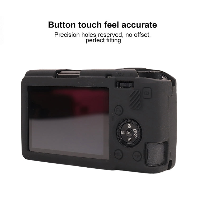 For Ricoh GR III Soft Silicone Protective Case(Black) by bashfashion