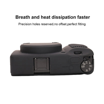 For Ricoh GR III Soft Silicone Protective Case(Black) by bashfashion