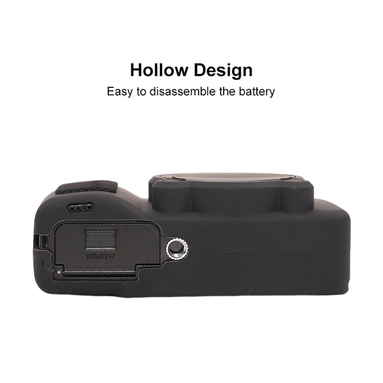 For Ricoh GR III Soft Silicone Protective Case(Black) by bashfashion