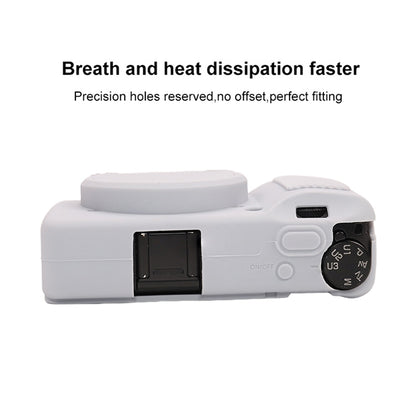 For Ricoh GR III Soft Silicone Protective Case(Grey) by bashfashion