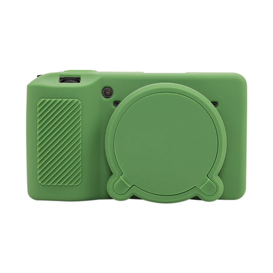 For Ricoh GR III Soft Silicone Protective Case(Green) by bashfashion