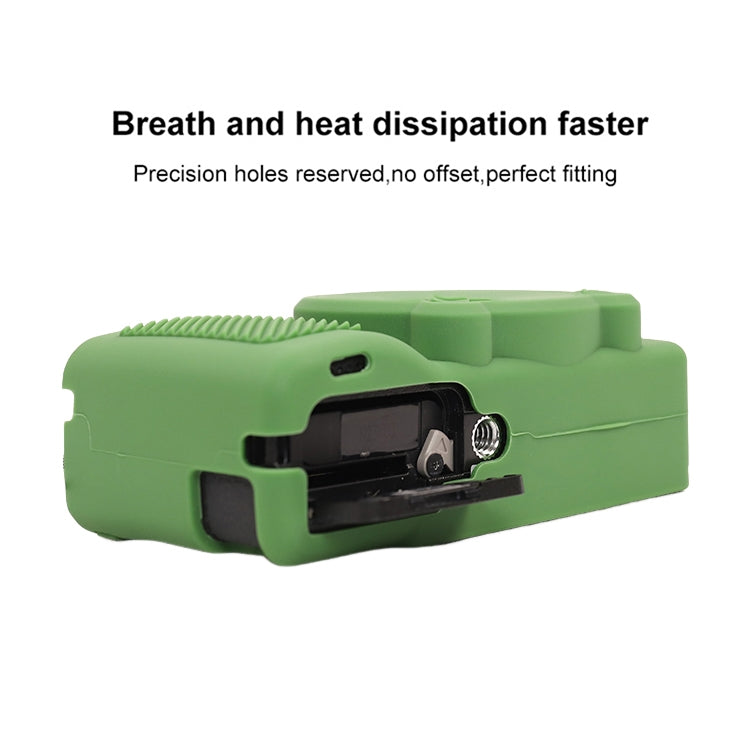 For Ricoh GR III Soft Silicone Protective Case(Green) by bashfashion