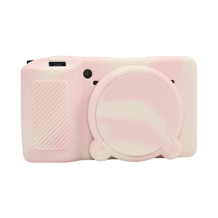 For Ricoh GR III Soft Silicone Protective Case(Mist Pink) by bashfashion