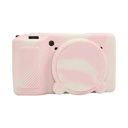 For Ricoh GR III Soft Silicone Protective Case(Mist Pink) by bashfashion