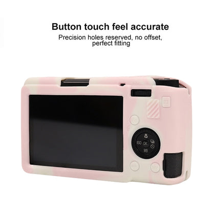 For Ricoh GR III Soft Silicone Protective Case(Mist Pink) by bashfashion