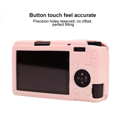 For Ricoh GR III Soft Silicone Protective Case(Sweet Smoke Pink) by bashfashion